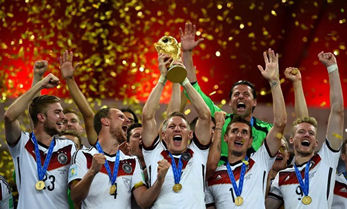德国队在2014年巴西世界杯夺冠